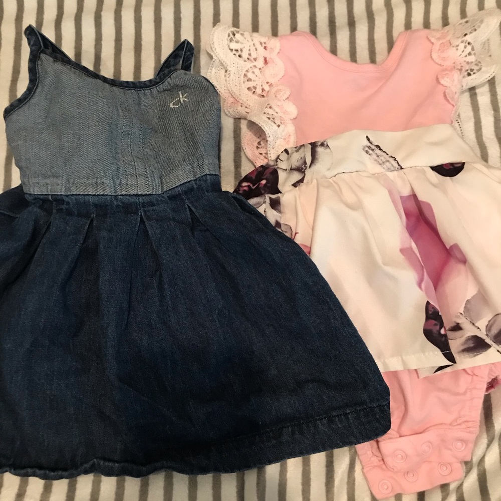 Girls Calvin Klein dress bundle /lot